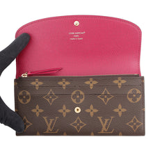 将图像加载到图库查看器中,LOUIS VUITTON Portefeuille Emily FuchsiaM60697 Monogram