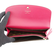 将图像加载到图库查看器中,LOUIS VUITTON Portefeuille Emily FuchsiaM60697 Monogram