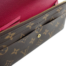 将图像加载到图库查看器中,LOUIS VUITTON Portefeuille Emily FuchsiaM60697 Monogram