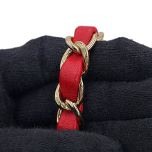 Load image into Gallery viewer, CHANEL Mini Matelasse Single Flap Single Chain Shoulder Bag RedA35200 Lambskin Size 17