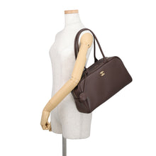 Load image into Gallery viewer, CHANEL Bowling Bag BrownAS6211-B23874-UC476 Calf Leather Size Large