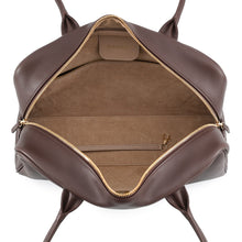 Load image into Gallery viewer, CHANEL Bowling Bag BrownAS6211-B23874-UC476 Calf Leather Size Large