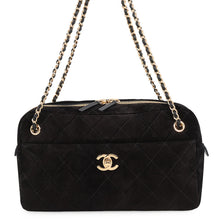 Load image into Gallery viewer, CHANEL ChainShoulder camera bag BlackAS6443-B25014-94305 Suede Calf Leather