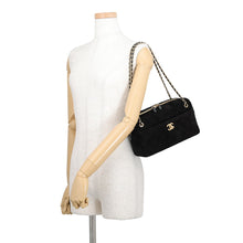 Load image into Gallery viewer, CHANEL ChainShoulder camera bag BlackAS6443-B25014-94305 Suede Calf Leather