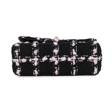 Load image into Gallery viewer, CHANEL Matelasse Single Flap Chain Shoulder Bag Black/PinkA69900-B21633-U2618 Tweed Size 20