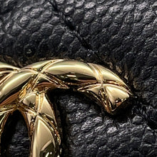 Load image into Gallery viewer, CHANEL Matelasse Fragment Coin Purse BlackAP5012 Caviar Leather