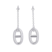 将图像加载到图库查看器中,HERMES Chaine d'Ancre Farandole Earrings SV925