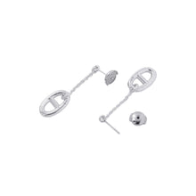 将图像加载到图库查看器中,HERMES Chaine d'Ancre Farandole Earrings SV925