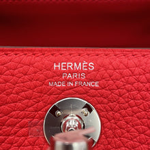 Load image into Gallery viewer, HERMES Lindy Rouge Ladue Taurillon Clemence Size Mini