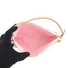 将图像加载到图库查看器中,LOUIS VUITTON Pochette Accessoires PinkN40915 Damier Azur