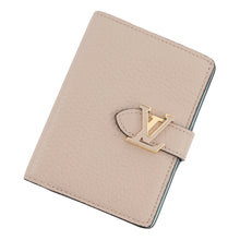 将图像加载到图库查看器中,LOUIS VUITTON LV Vertical Wallet Compact GaletM82198 Taurillon Leather