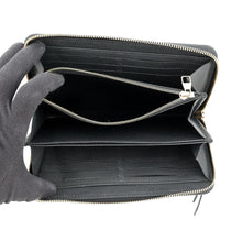 将图像加载到图库查看器中,LOUIS VUITTON Zippy Wallet NoirM61864 Monogram Empreinte Leather