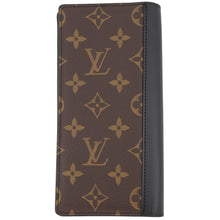 将图像加载到图库查看器中,LOUIS VUITTON Portefeuille Brazza NoirM69410 Monogram Macassar Canvas