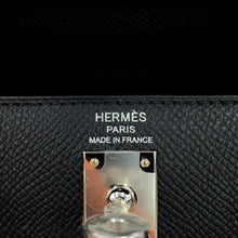 Load image into Gallery viewer, HERMES Kelly Sellier Black Epsom Size 25
