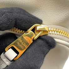 Load image into Gallery viewer, PRADA Duet Bucket Bag White1BH038 Leather