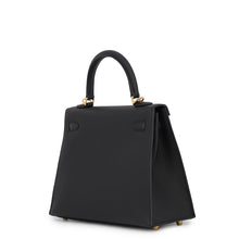 将图像加载到图库查看器中,HERMES Kelly Sellier Black Epsom Size 25