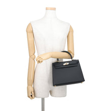 将图像加载到图库查看器中,HERMES Kelly Sellier Black Epsom Size 25
