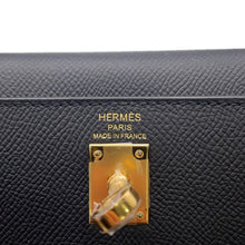 将图像加载到图库查看器中,HERMES Kelly Sellier Black Epsom Size 25