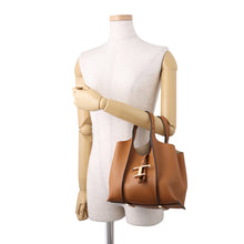 Load image into Gallery viewer, TOD’S T-Timeless Bag BrownXBWTSBA9100Q8E Leather Size Mini