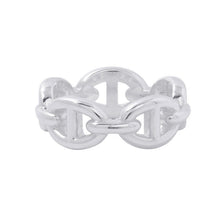 将图像加载到图库查看器中,HERMES Chaine d'Ancre Anchene Ring Size PM/50/#10 SV925