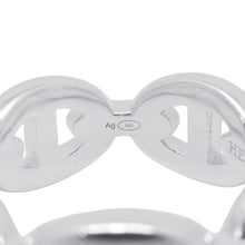 将图像加载到图库查看器中,HERMES Chaine d'Ancre Anchene Ring Size PM/50/#10 SV925
