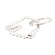 Load image into Gallery viewer, HERMES Cheval Key Ring Silver Metal
