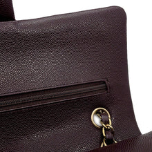 Load image into Gallery viewer, CHANEL Matelasse W flap WChainShoulder Bag BrownA01112 Caviar Leather Size 25