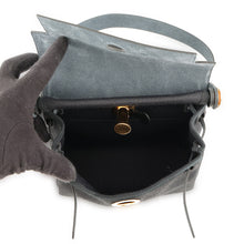 将图像加载到图库查看器中,HERMES Herbag zip Black Toile Military Vache Hunter Leather Size Mini