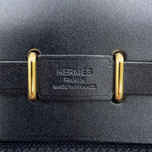 将图像加载到图库查看器中,HERMES Herbag zip Black Toile Military Vache Hunter Leather Size Mini