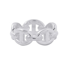 将图像加载到图库查看器中,HERMES Chaine d'Ancre Anchene Ring Size PM/51/#11 SV925