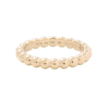 Load image into Gallery viewer, Van Cleef & Arpels Perlée GoldPearl Ring Size Medium/48/#8VCARO3Y548/VCARO3Y500 18K Yellow Gold