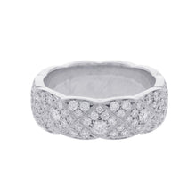 Load image into Gallery viewer, CHANEL Coco Crush Collection Diamond Ring Size Medium/55/#15J12093 18K White Gold