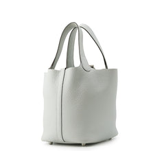 Load image into Gallery viewer, HERMES Picotin Lock Blue Pale Taurillon Clemence Size PM