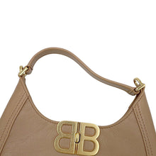 将图像加载到图库查看器中,BALENCIAGA BB Soft Hobo Bag Beige8019282ABEC2621 Calf Leather Size Small
