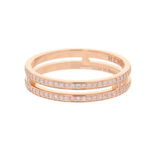Load image into Gallery viewer, HERMES Ariane Ring Size PM/50/#10H119699B 18K Pink Gold