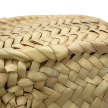 将图像加载到图库查看器中,LOEWE Drawstring bucket bag Natural/WhiteA223222X01 2163 Palm Leaf Leather Size Mini