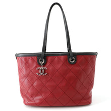 Load image into Gallery viewer, CHANEL On the Road Tote Bag Bordeaux/BlackA92211 Caviar Leather