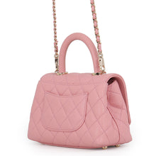 Load image into Gallery viewer, CHANEL Coco Handle 2WAYHandbag PinkAS2215 Caviar Leather Size XXS