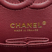 Load image into Gallery viewer, CHANEL Matelasse W-Flap W-Chain Shoulder Bag BlackA01113 Caviar Leather Size 23