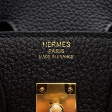 将图像加载到图库查看器中,HERMES Birkin Black Togo Leather Size 25