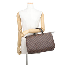 将图像加载到图库查看器中,LOUIS VUITTON Speedy RedN41363 Damier Ebene Canvas Size 35