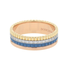 将图像加载到图库查看器中,Boucheron Quatre Blue Diamond Ring Size Small/59/#19 BlueJRG03028 K18YG K18PG K18WG Ceramic