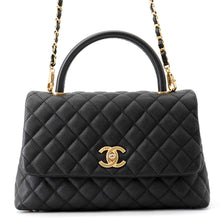 Load image into Gallery viewer, CHANEL Coco handle BlackA92991 Caviar Leather Size 29