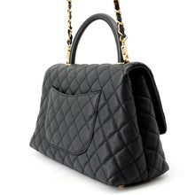 Load image into Gallery viewer, CHANEL Coco handle BlackA92991 Caviar Leather Size 29