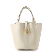 Load image into Gallery viewer, HERMES Picotin Lock Craie Taurillon Clemence Size PM