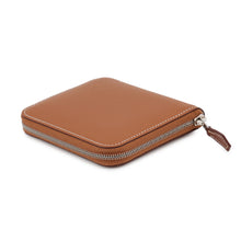 Load image into Gallery viewer, HERMES Azap compact silk in Gold Epsom
