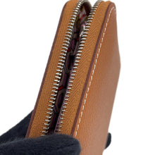 Load image into Gallery viewer, HERMES Azap compact silk in Gold Epsom