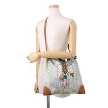 Load image into Gallery viewer, HERMES Silky City Champion Tiger Fururi Multicolor Silk Swift Leather Size PM