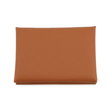 Load image into Gallery viewer, HERMES Calvi Duo Verso Gold/Vert fizz Epsom