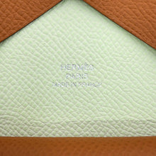 Load image into Gallery viewer, HERMES Calvi Duo Verso Gold/Vert fizz Epsom